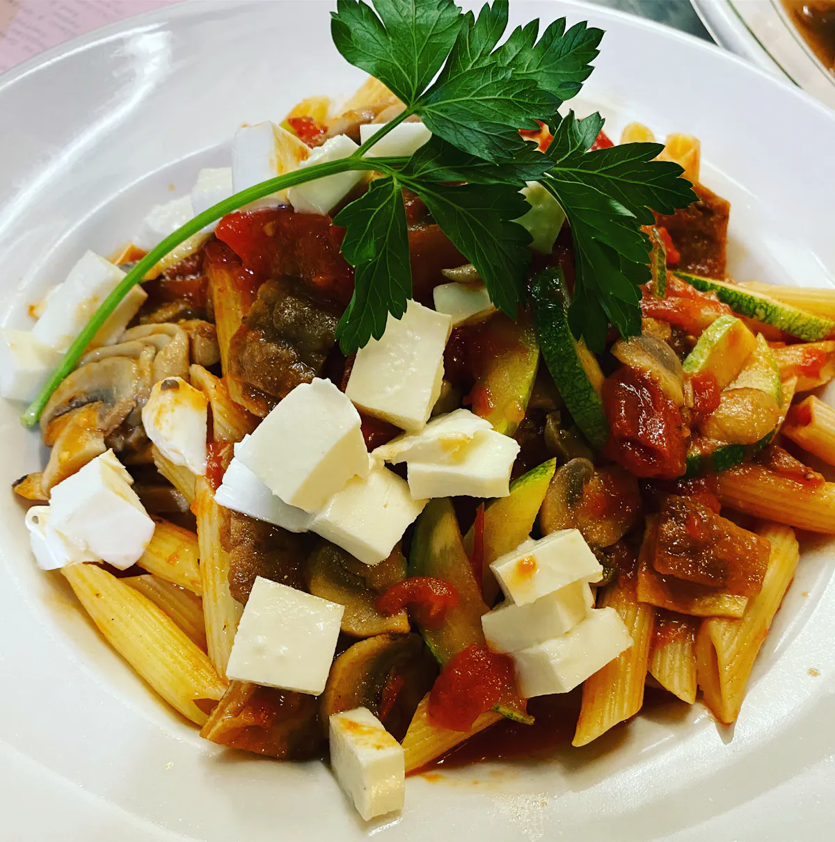 a plate of food